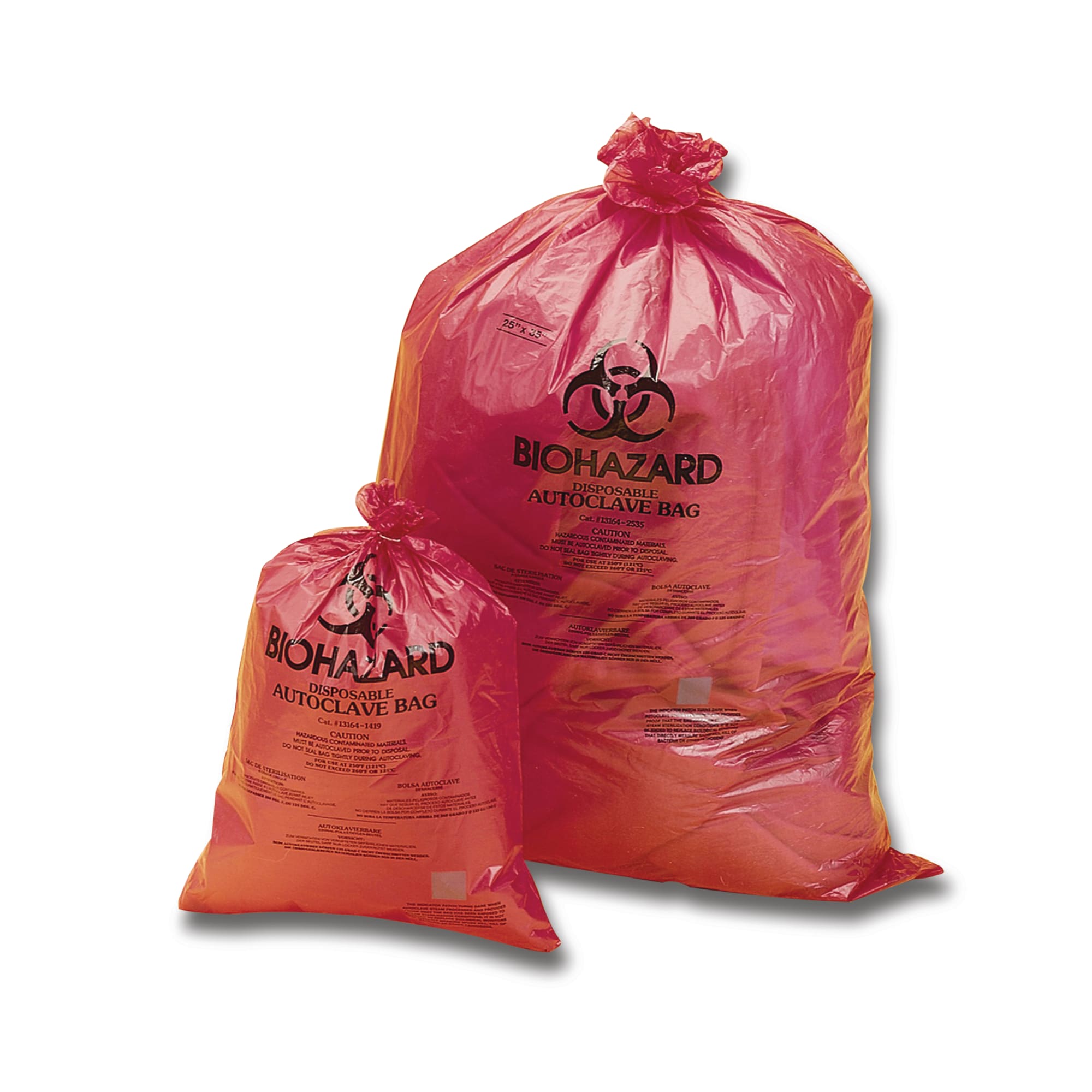 Biohazard Bag with Sterilization Indicator - Marketlab