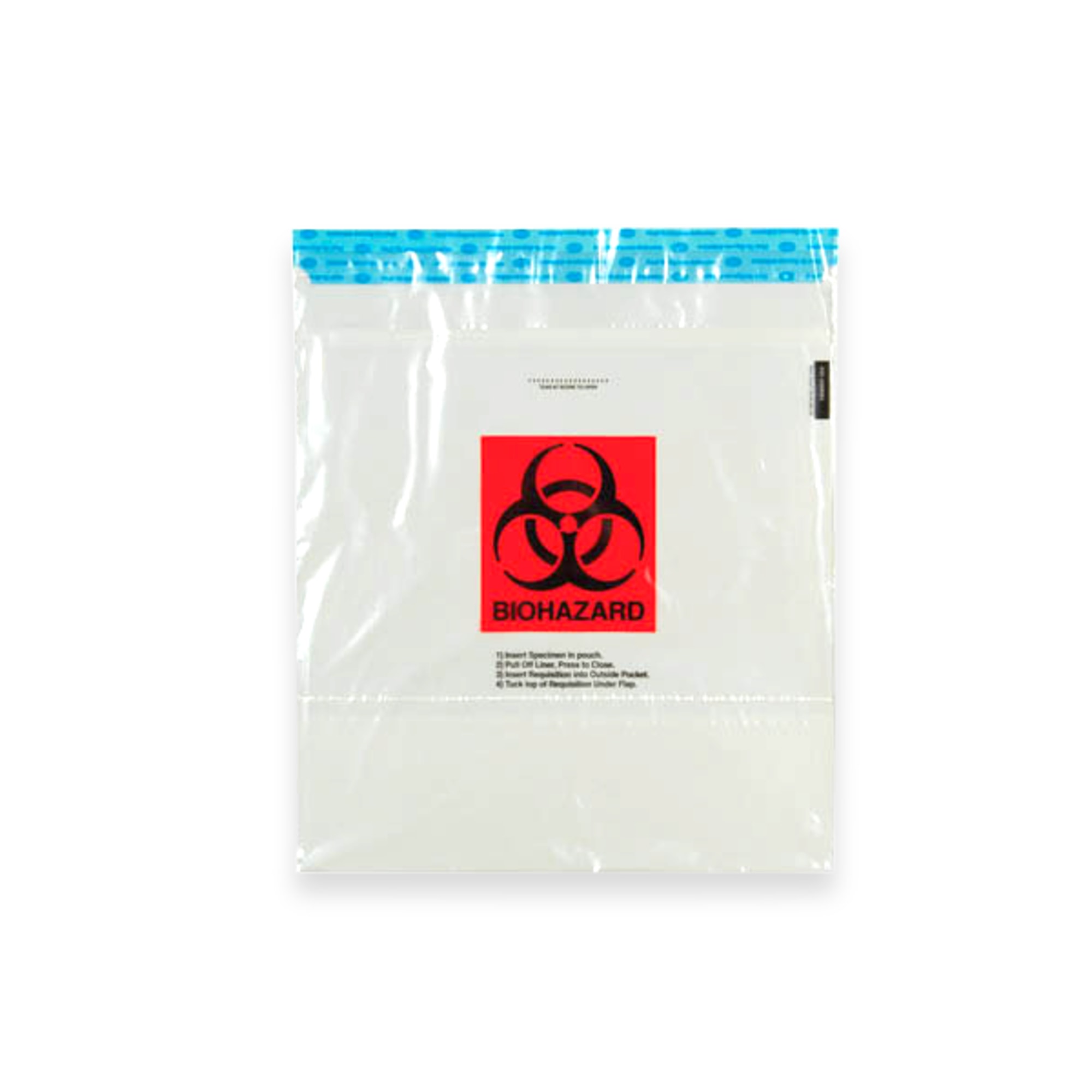2-Pocket Biohazard Specimen Bags, 15