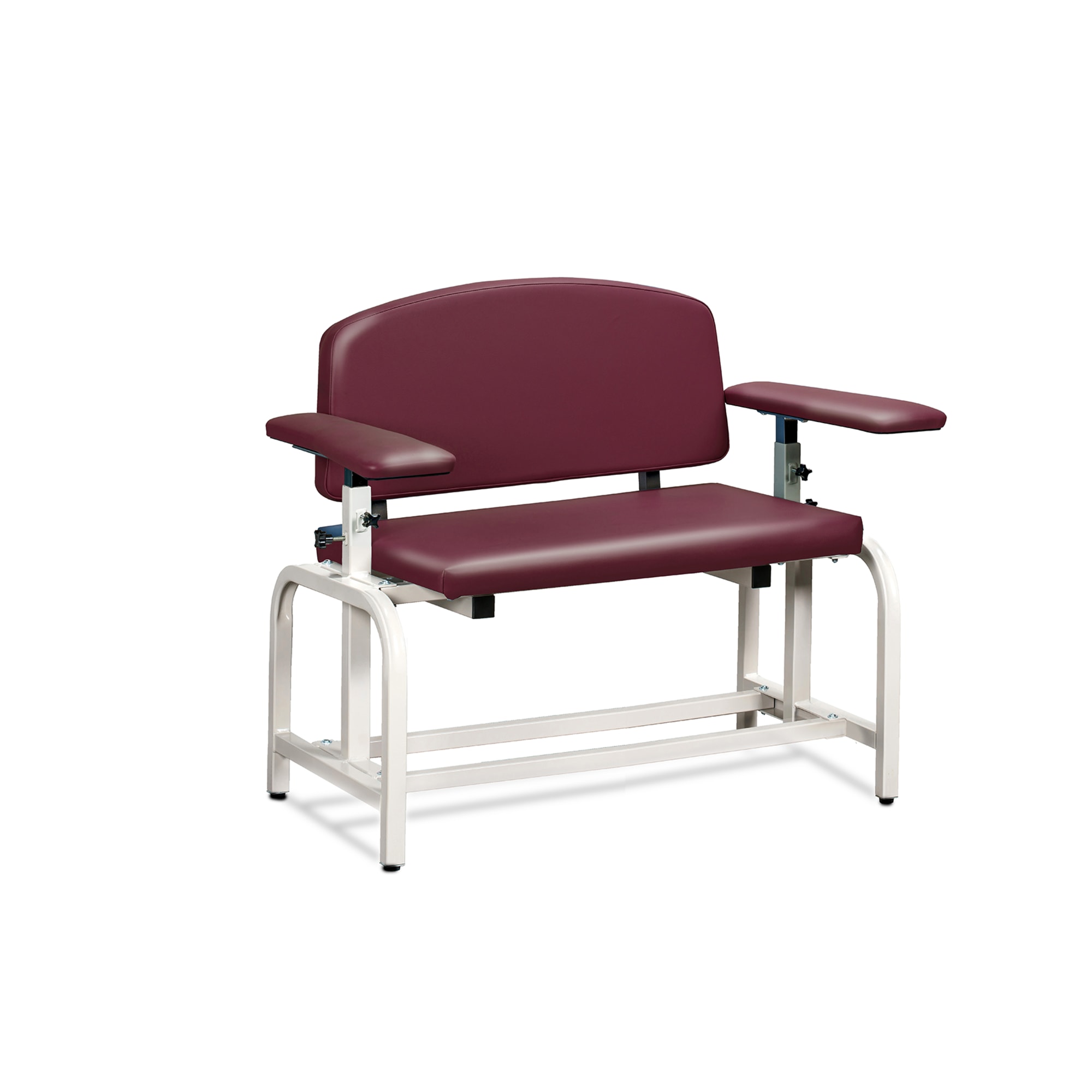 Lab X Extra Wide Draw Chair, Straight Arms - Marketlab