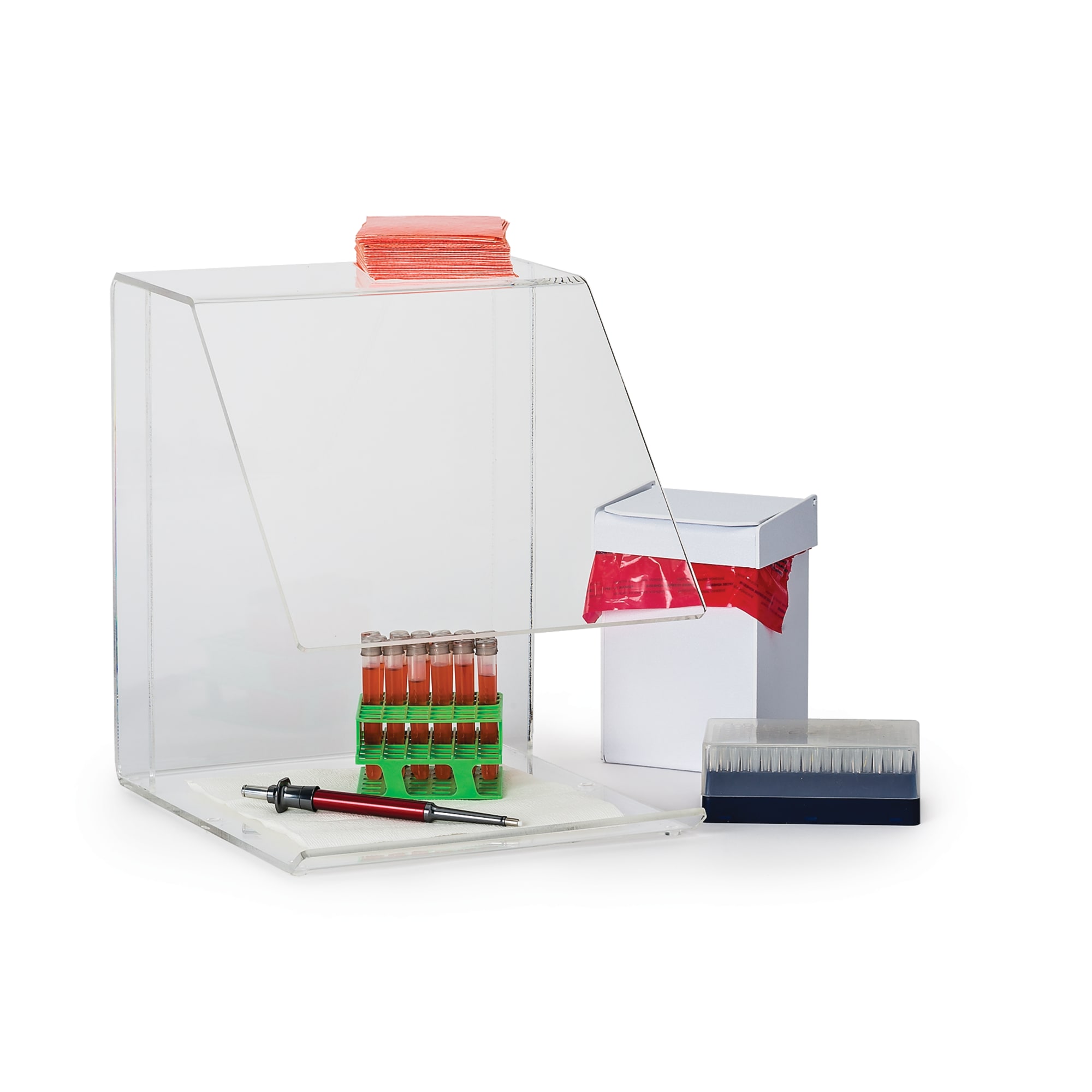 Marketlab X-Large Biohazard Shield with Wrap Design | Marketlab