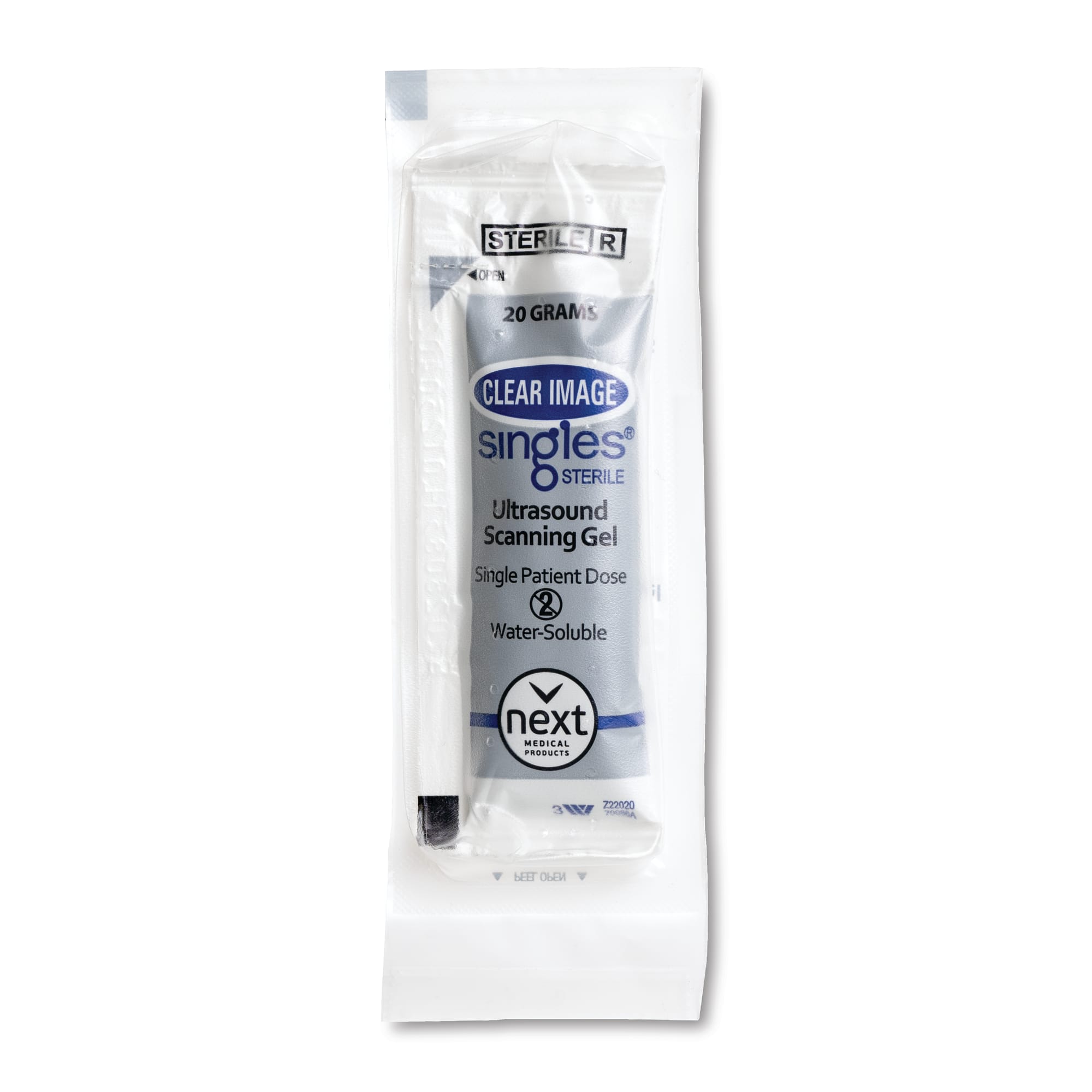 Clear Image Singles® • Sterile Gel • 20g - Marketlab