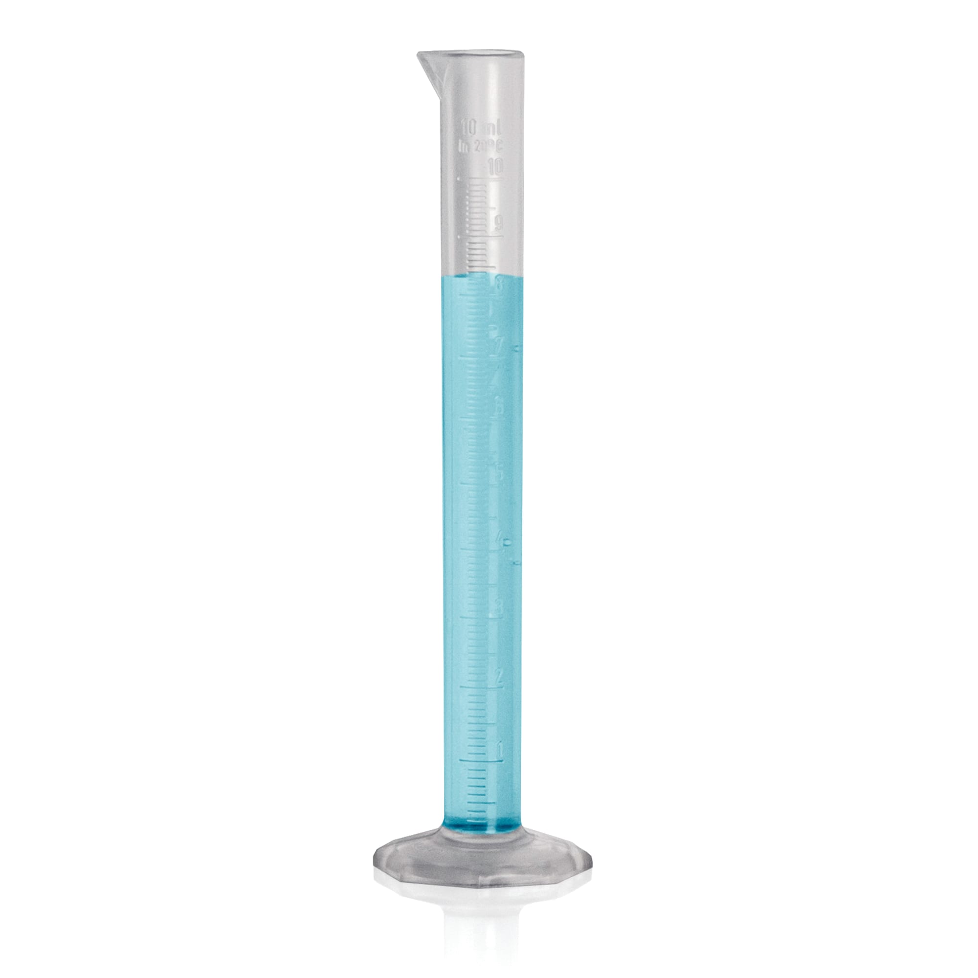10mL Clear Graduated Cylinder - Marketlab, image size:2000x2000