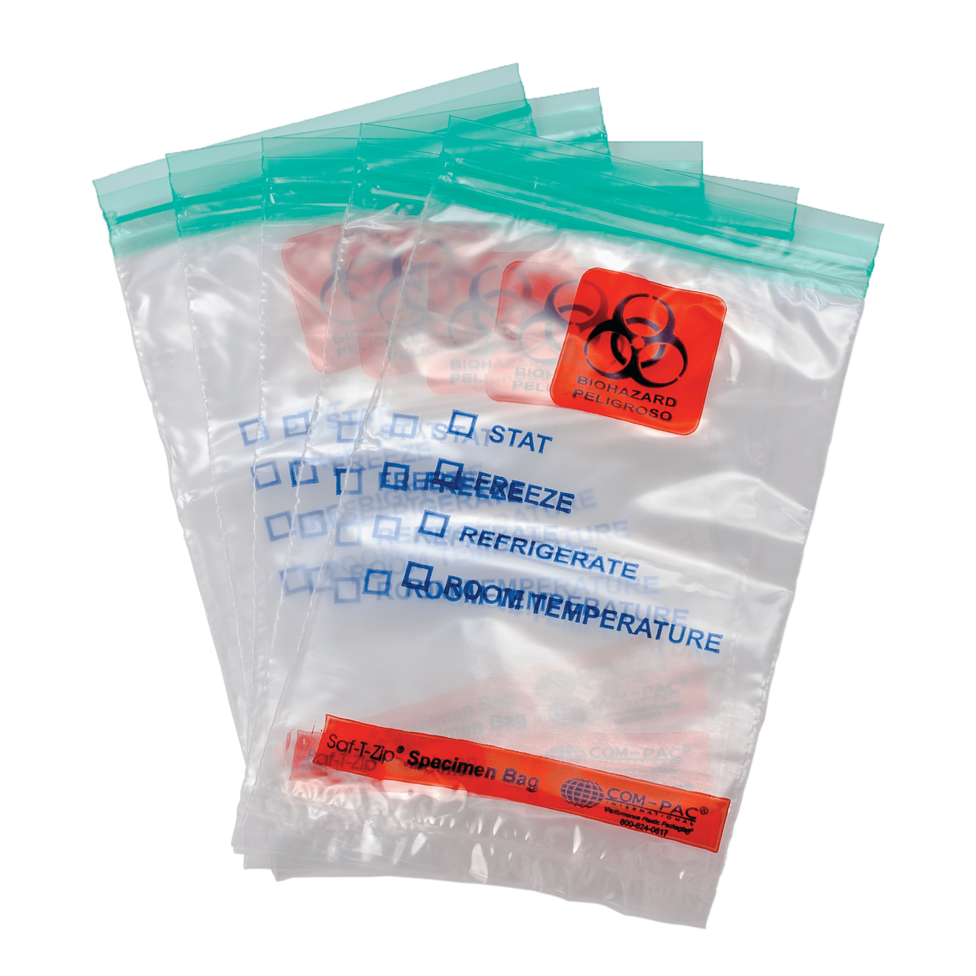 Color Coded Specimen Bags - Marketlab
