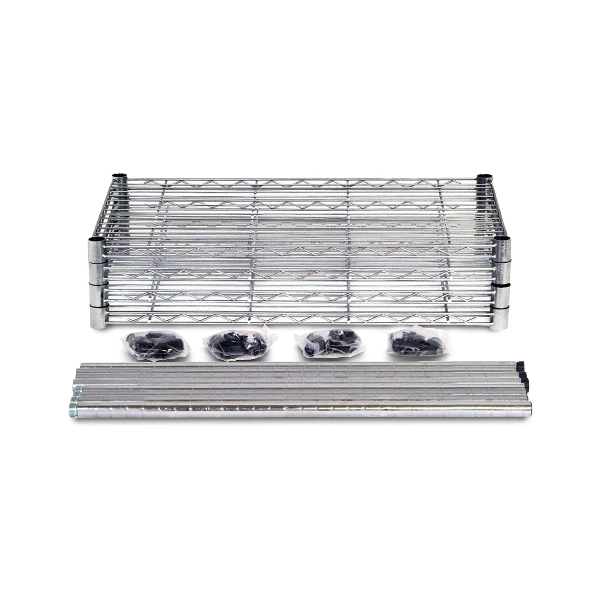 レプティラボ　4box One-Box 4-Shelf Wire Shelving Unit - Marketlab