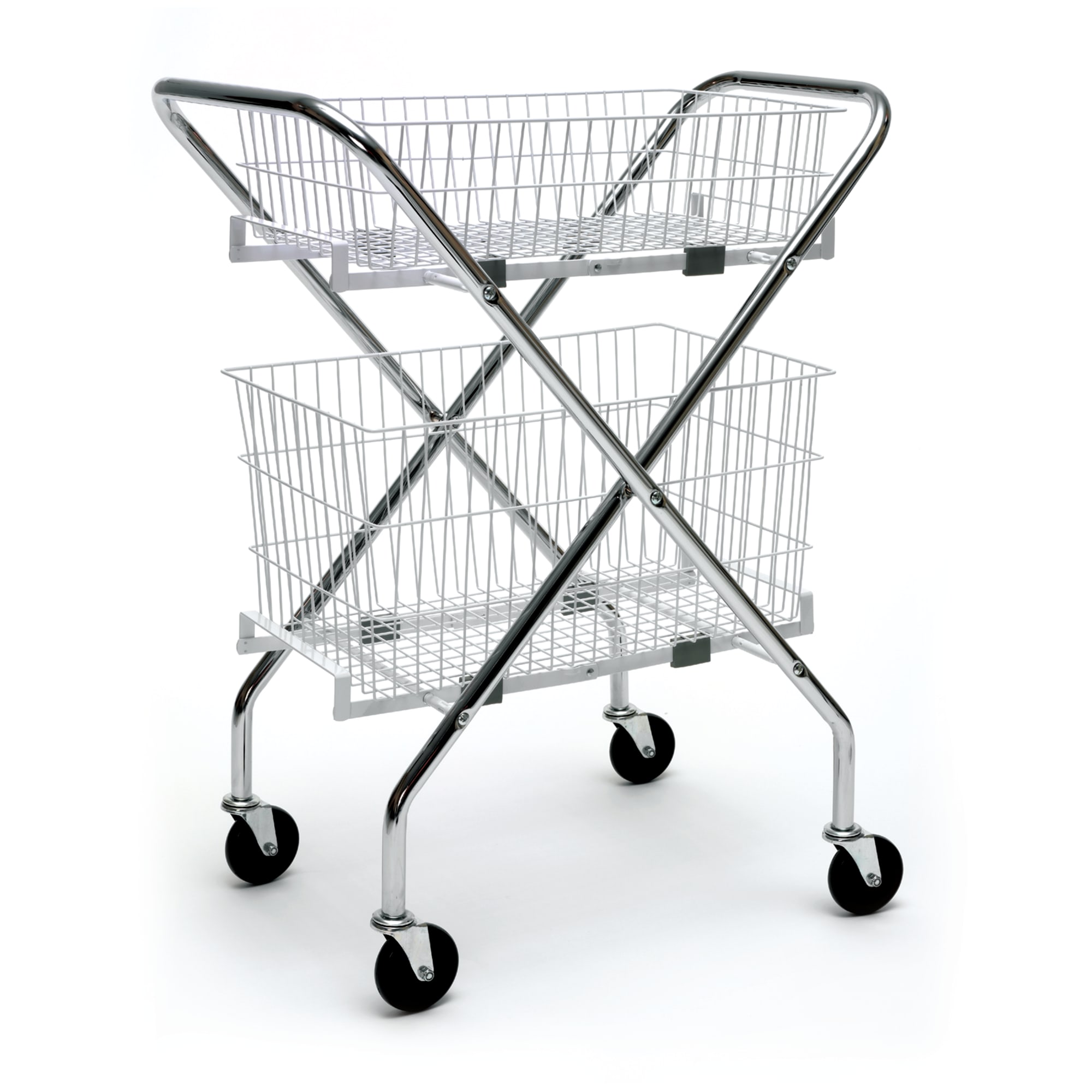 FlexyCart Frame with Wire Baskets Bundle - Marketlab