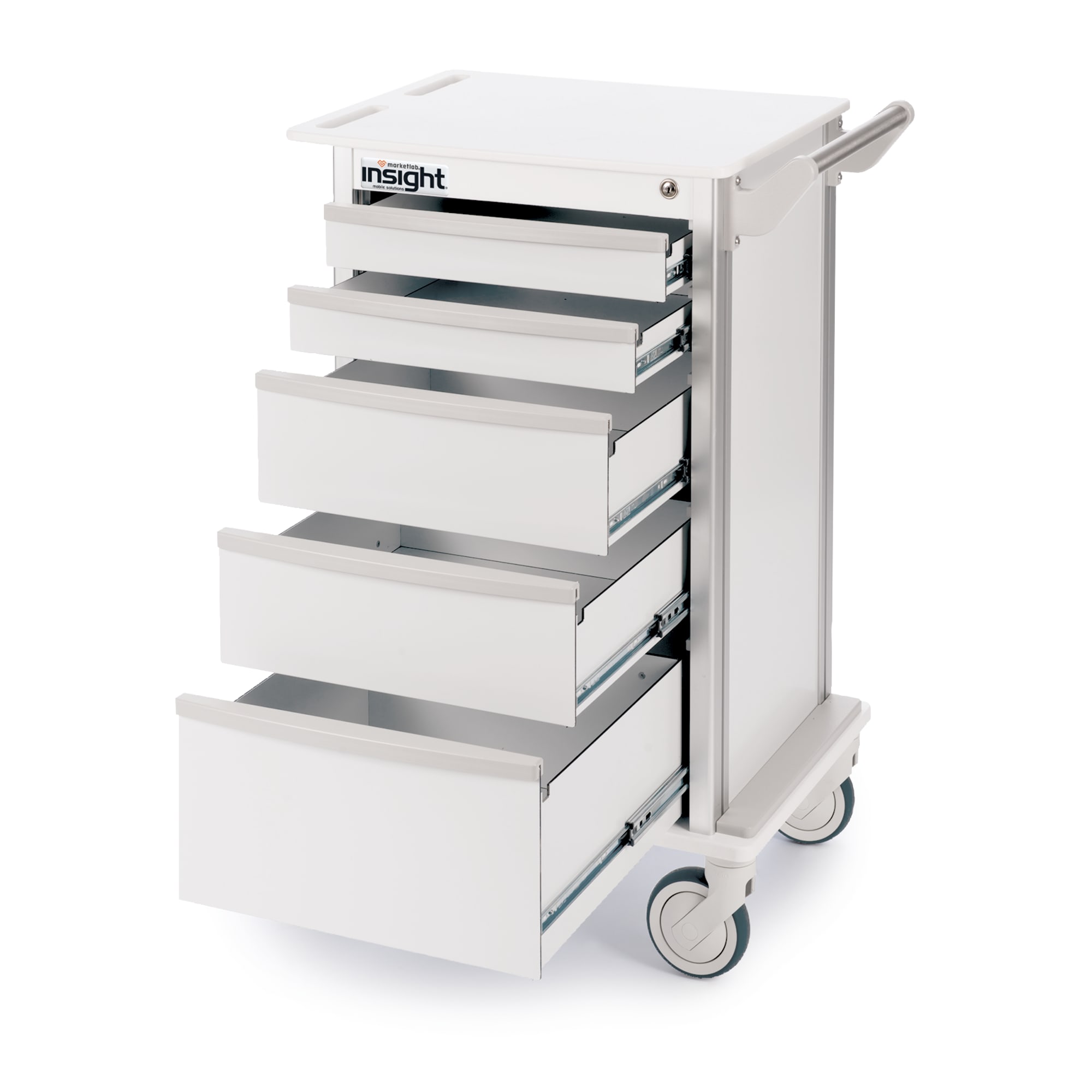 Insight® Pilot Tilt Bin Storage Cart