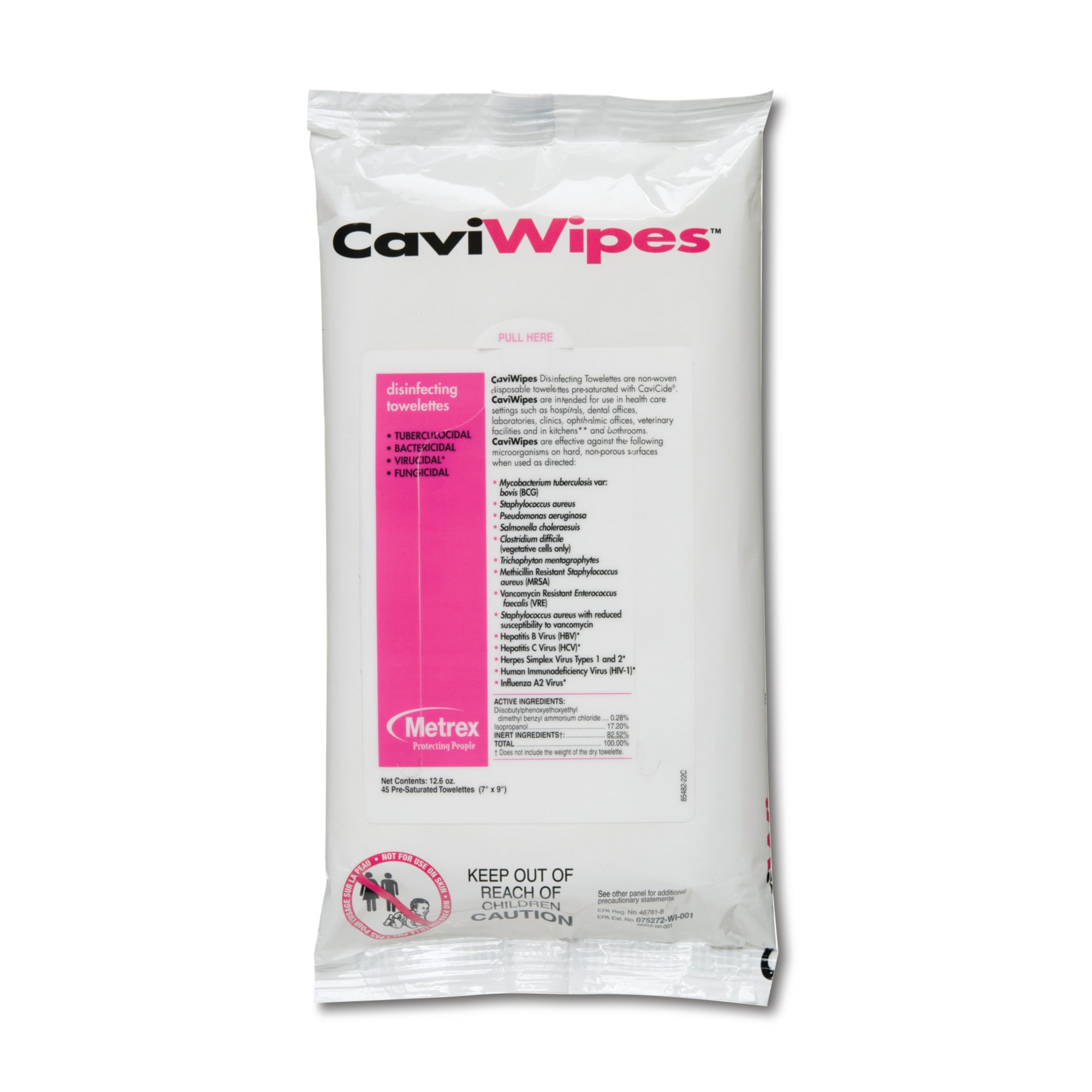 CaviWipes™ Disinfecting Towelettes Flat Pack - Marketlab