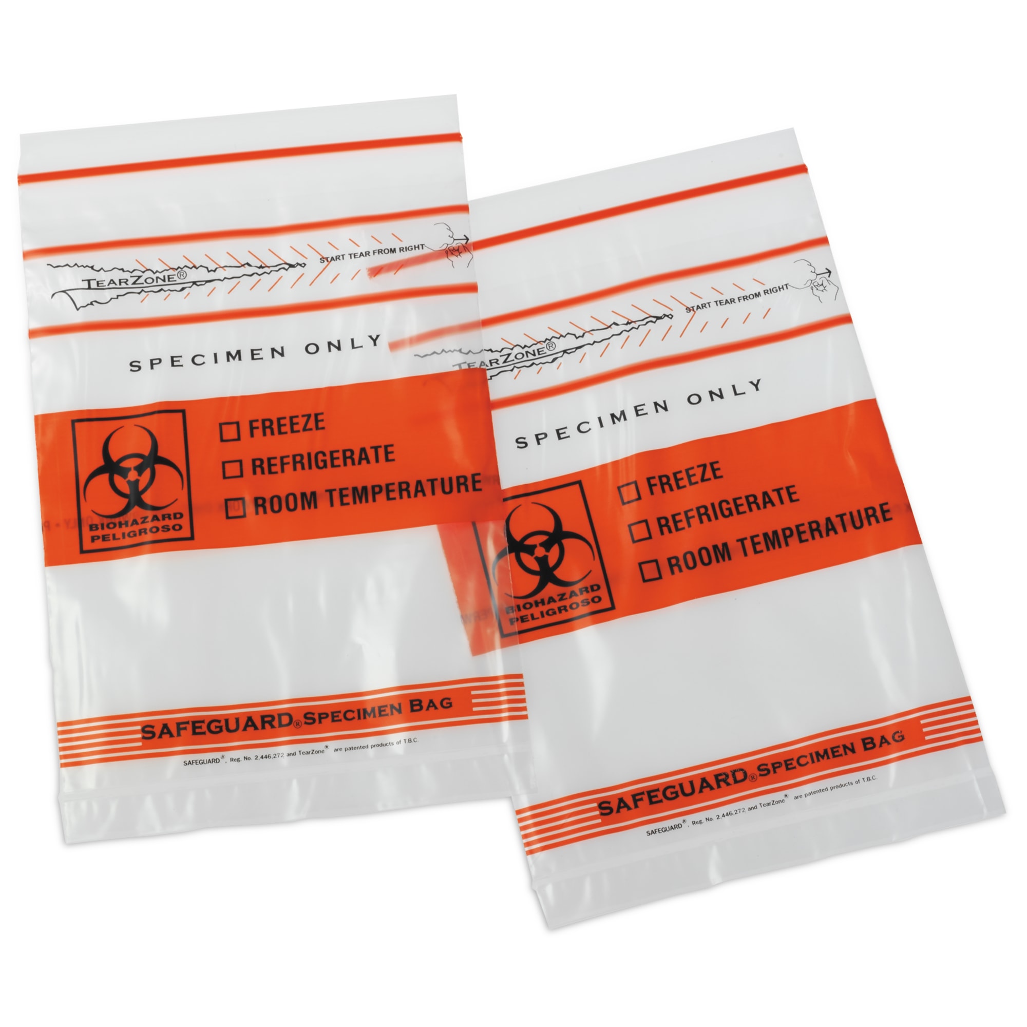 Biohazard TearZone® Bags • 6