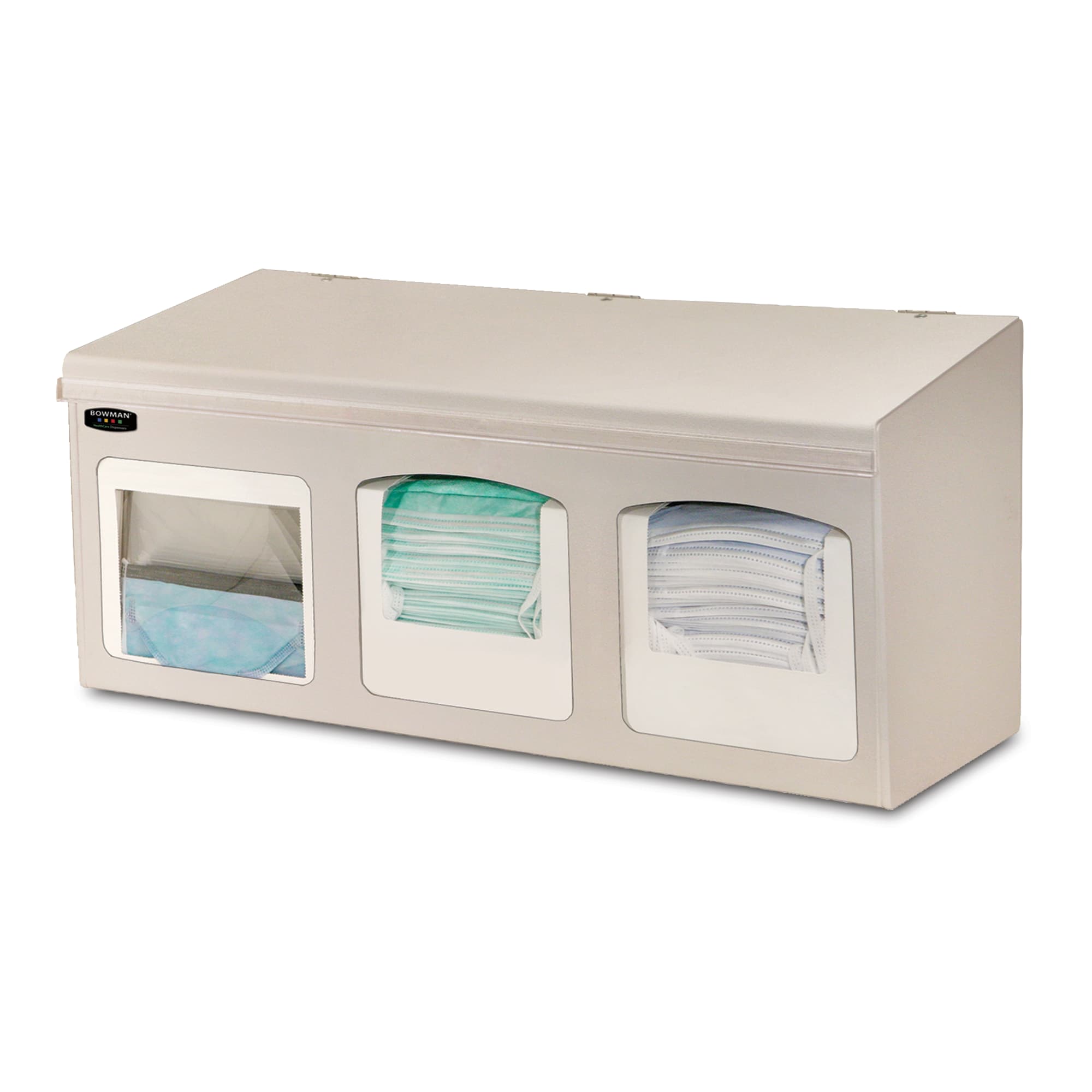 Bowman ABS Triple Surgical Mask Dispenser - Marketlab