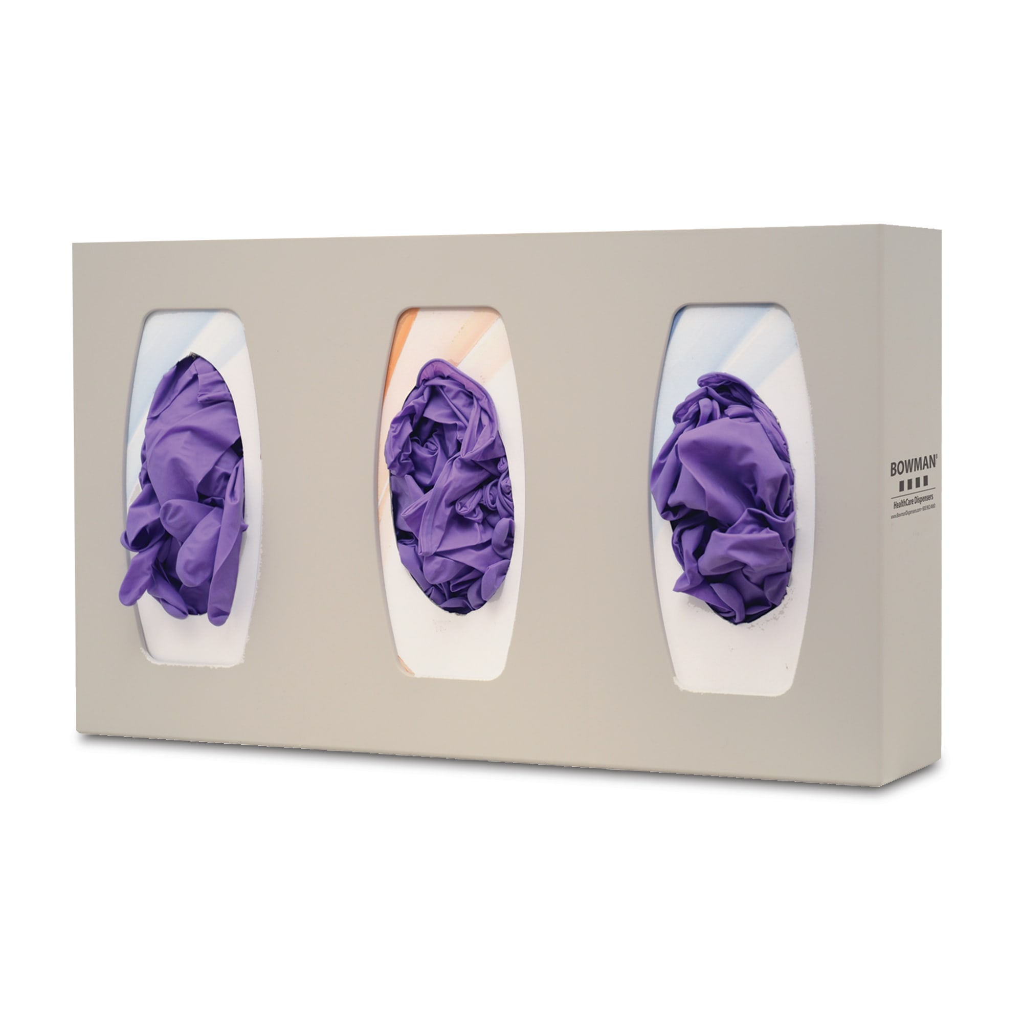 Bowman ABS Glove Box Dispenser, Triple • 17.08