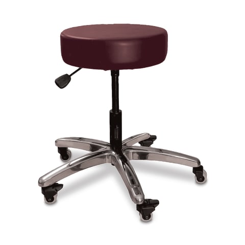 Perch Chairs Stools Height Adjustable Massage Therapy Swivel Stool Burgundy Fabric