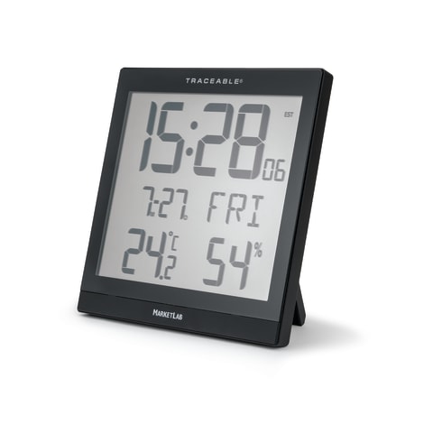 Temperature Humidity Traceable Clock