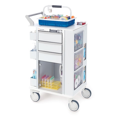 Insight® Ergo Phlebotomy Cart with 5