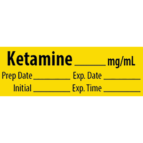 Induction Agent Medication Pre-Cut Labels | Marketlab