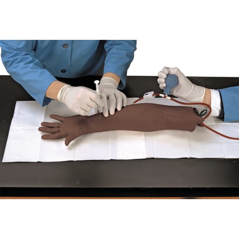 General Doctor Advanced Blood Pressure Measurement Training Arm Simulator,  Practice Arm Blood Pressure Measurement Model for Patient Education and