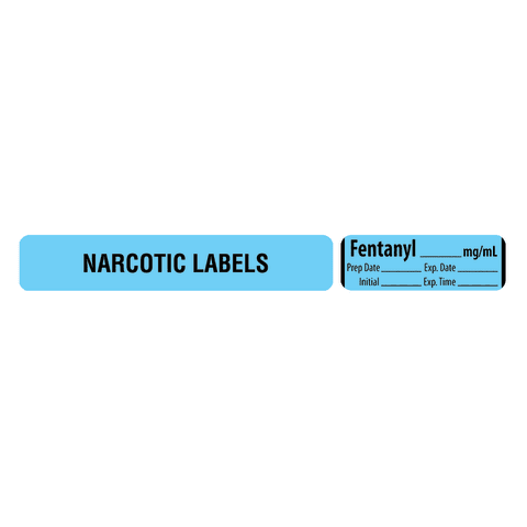 Narcotics Medication Pre-Cut Labels | Marketlab