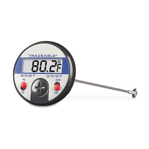 Traceable WD-90000-29 Extreme-Acc Digi Thermometer w 1 SS Probe, NIST