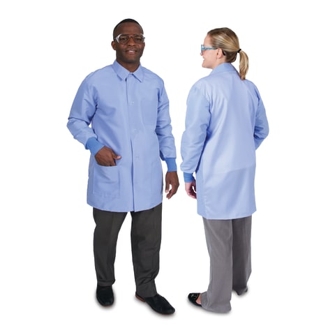 Fluid resistant hot sale lab coat