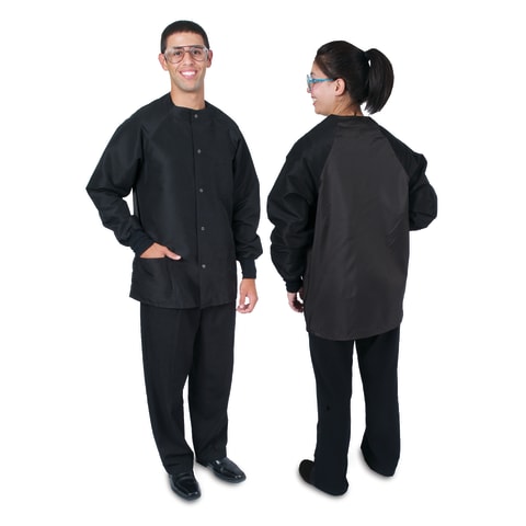 Black shop lab jacket