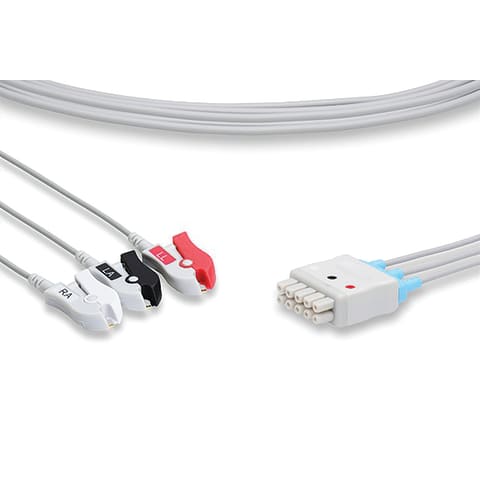 Philips 3 Leads Snap ECG EKG Leadwires Cable M1673A – Medical Conduit