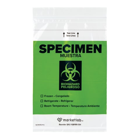 Marketlab Easy Open Specimen Bags - Marketlab