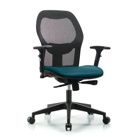 Wendova Mesh Back Chair with Supernova Vinyl | Marketlab