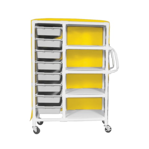 MR-Conditional PVC 8-Drawer Storage Cart