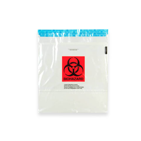 1 and 2 Pocket Biohazard Specimen Bags - Marketlab