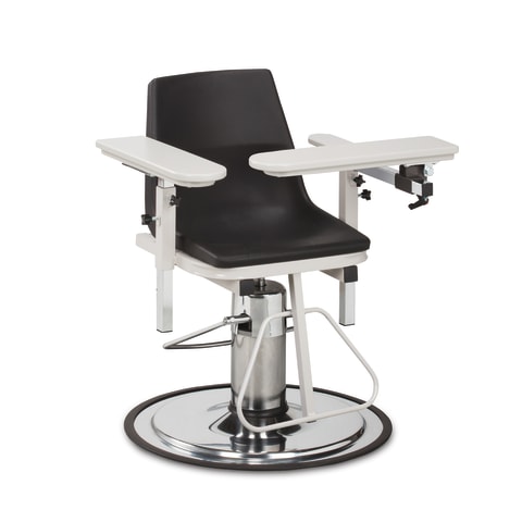 Hydraulic Blood Draw Chair with ClintonClean Armrests | Marketlab