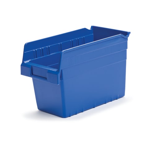 Blue Large Plastic Storage Bin, 1 - Metro Market