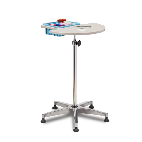 Half-Round Mobile Phlebotomy Stand | Marketlab