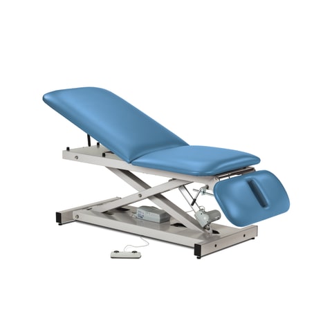 Power Height Treatment Exam Table with Adjustable Backrest and Drop ...