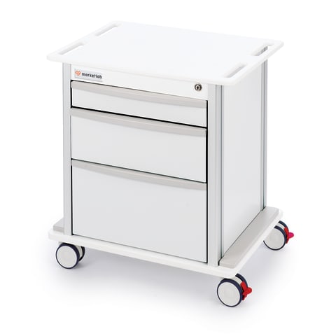 Insight® Undercounter Storage Cart, Key Lock • 23.125W x 19D x 25H