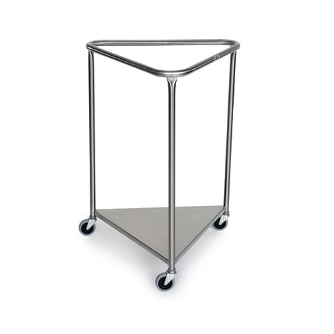 Stainless Steel Triangular Hamper, 25