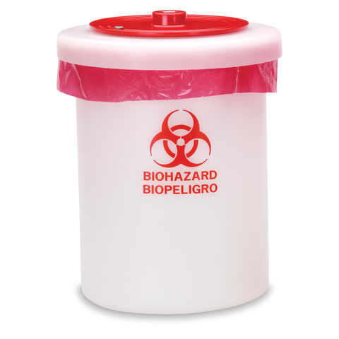 Hard Plastic Biohazard Specimen Container