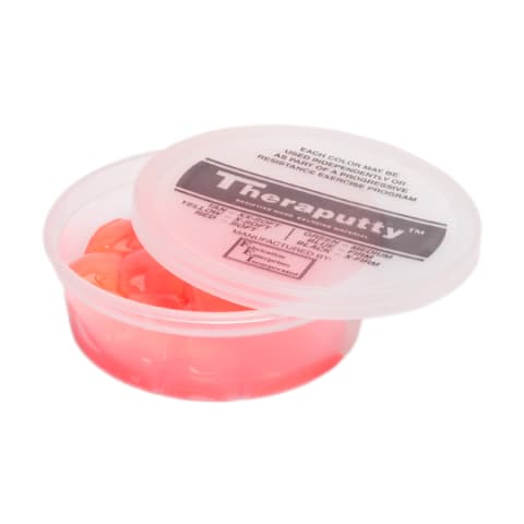 CanDo Theraputty Exercise Material - 4 oz - Red - Soft