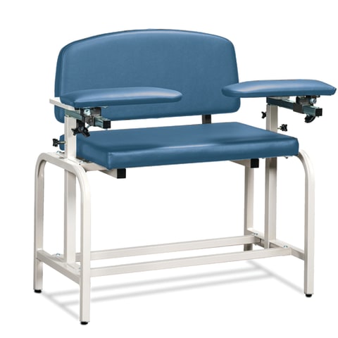 Vinyl Tall Extra Wide Bariatric Phlebotomy Chair | Marketlab