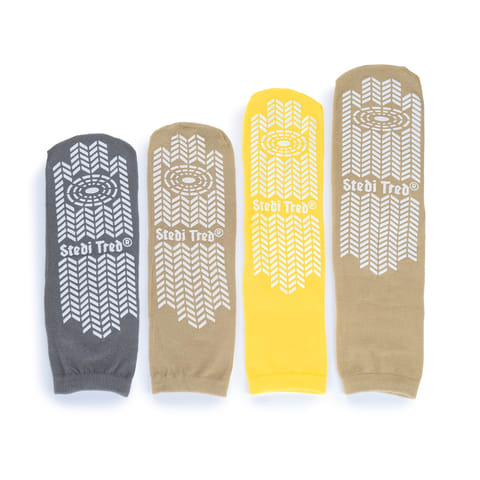 Slip Resistant Slipper Socks - Medipost - Various Colours and Sizes