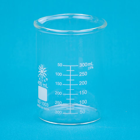 Beakers, Borosilicate Glass, 400-mL