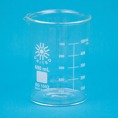 Beakers, Borosilicate Glass, 400-mL