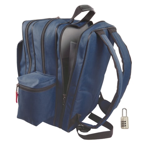 Hopkins 21st Century Plus Home Care Backpack with Combo Lock