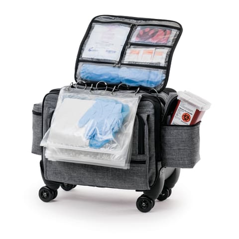 Wheeled Antimicrobial Med Bag