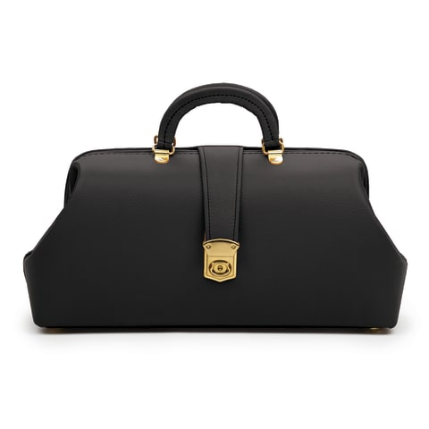 Leather Doctor s Bag Black