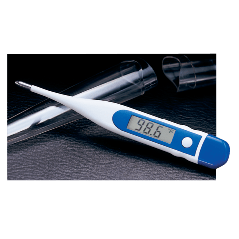 Premium Photo  Medical electronic thermometer and tablets high temperature  the concept of diagnosis of the disease