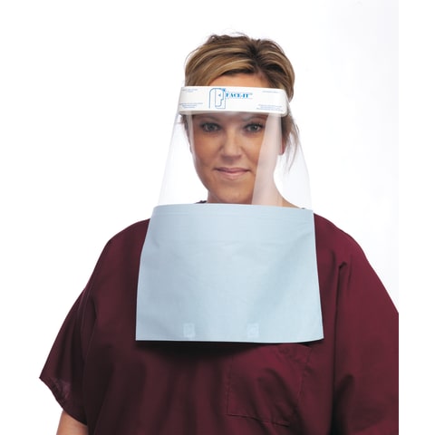 Face Shield with Drape