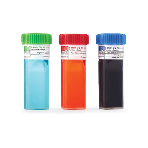 Main components of the Diff-Quik staining method: fixative