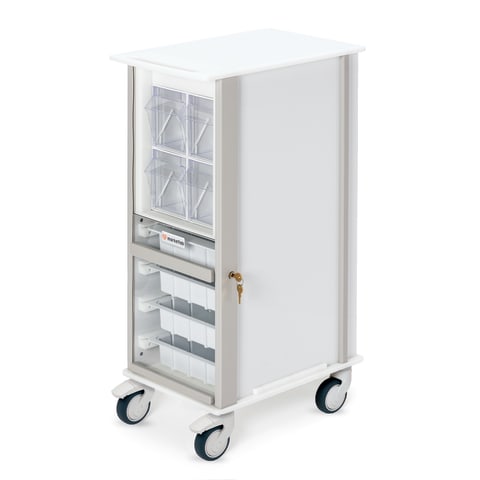 Insight® Pilot Tilt Bin Storage Cart