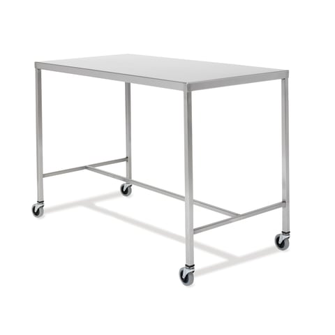 Stainless Steel Instrument Table with H-Brace | Sharn Anesthesia