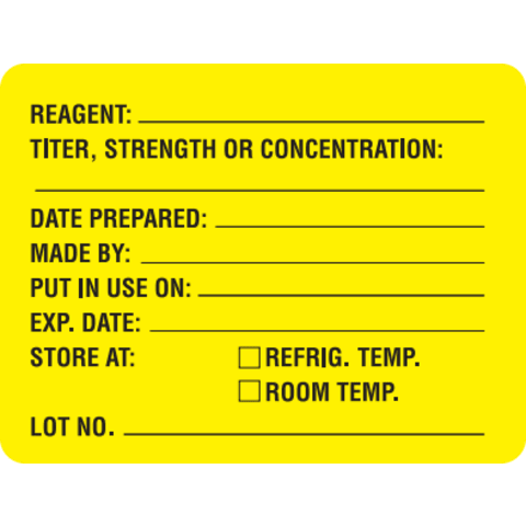 Reagent Labels