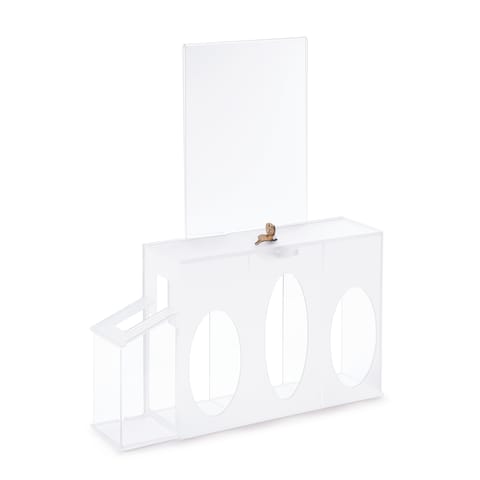 Acrylic Facial Mask Display Rack with Base for Cosmetics and